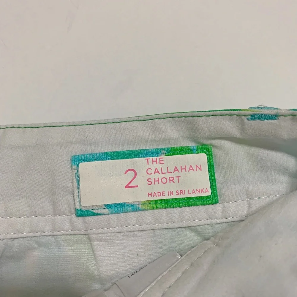 Lilly Pulitzer Callahan Shorts - Poolside Blue Rose First Impression - Size 2 - Picture 6 of 8